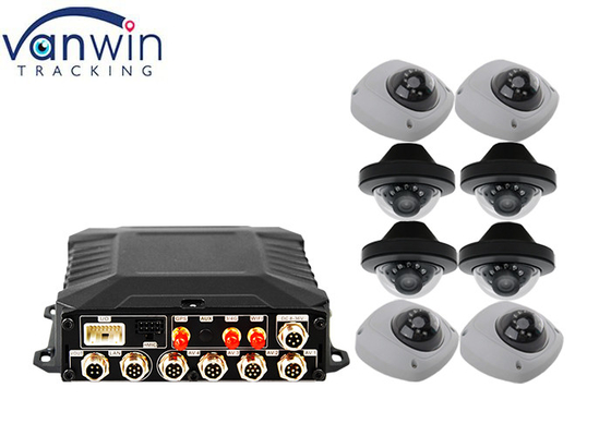 1080p Hybrid Mnvr 12 ช่องมือถือ ip dvr วิดีโอเฝ้าระวังรถไฟ Digital MDVR