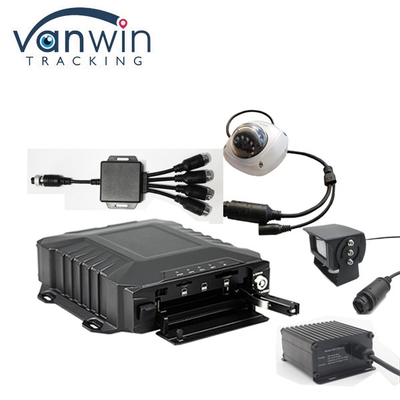 1080p Hybrid Mnvr 12 ช่องมือถือ ip dvr วิดีโอเฝ้าระวังรถไฟ Digital MDVR