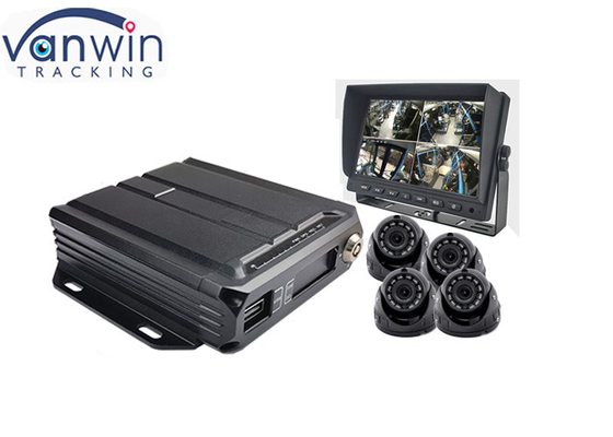 720p AHD 1080P 4G GPS 4CH ระบบ dvr มือถือสําหรับรถบรรทุก