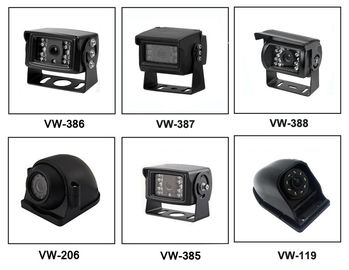 7 &amp;#39;&amp;#39; Quad AHD DVR TFT Monitor รถยนต์สนับสนุน 4 ชิ้น 720P กล้อง HDD บันทึก
