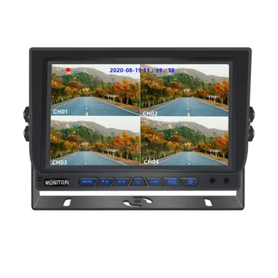 9 นิ้ว 1080P Quad Car Monitor With DVR Function รองรับการบันทึกวิดีโอ 256G SD Card