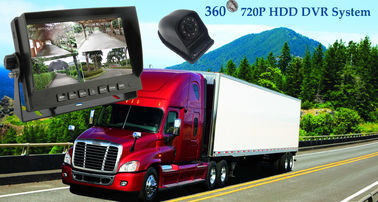 7 นิ้ว 4CH HD Monitor DVR Video Recorder 720P พร้อมกล้อง 4 ตัวสำหรับรถเกษตร