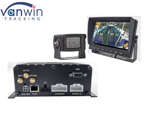 H.264 AHD 1080P HDD SSD SD Card 5 ช่อง DVR มือถือ MNVR สําหรับรถบัสโรงเรียน รถกระบะ รถแท็กซี่ รถยนต์