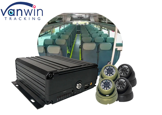 H.264 HDD 1080P 4CH MNVR Truck Bus Remote 3G 4G GPS WiFi เครือข่ายรถยนต์ ติดตาม NVR มือถือ