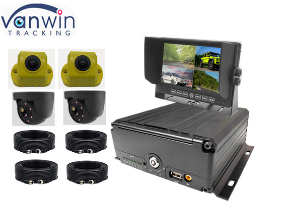4G GPS WiFi MNVR With HDD SSD การสนับสนุนสําหรับ Truck Bus Remote Vehicle Network Monitoring