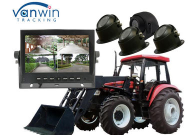 7 นิ้ว 4CH HD Monitor DVR Video Recorder 720P พร้อมกล้อง 4 ตัวสำหรับรถเกษตร