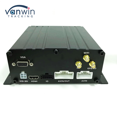 Full HD 8CH 1080P MDVR พร้อม 4G 5G GPS WIFI อุปกรณ์สําหรับการติดตามรถยนต์ รถบัสแท็กซี่ แฮร์ดไดรฟ์คู่