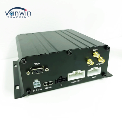 Full HD 8CH 1080P MDVR พร้อม 4G 5G GPS WIFI อุปกรณ์สําหรับการติดตามรถยนต์ รถบัสแท็กซี่ แฮร์ดไดรฟ์คู่