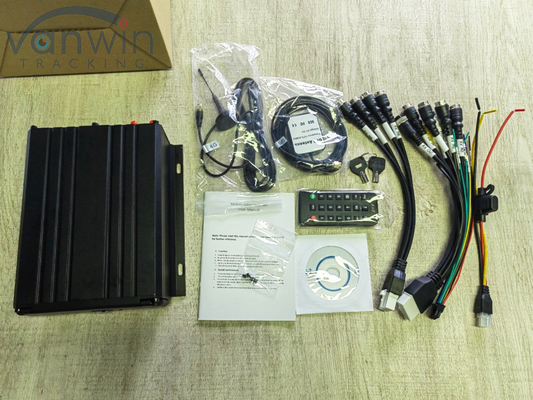 แฮร์ดดิสก์ 8 ช่อง SD Card Mobile DVR H.264 Car MDVR สําหรับการติดตามความปลอดภัยของยานยนต์