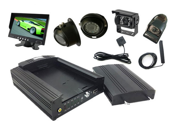 รถบัส HD Mobile DVR 4G LTE GPS WIFI 4CH 1080P HDD / SSD พอร์ตเครือข่าย RJ45 พร้อม Canbus