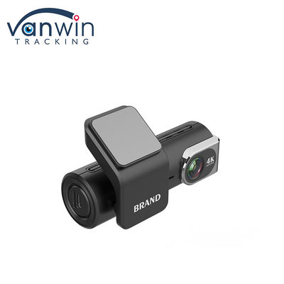 มุมมองกลางคืน ความละเอียดสูง เครื่องบันทึกการขับรถ 4K กล้องรถยนต์ขนาดเล็ก รองรับ WiFi และ GPS