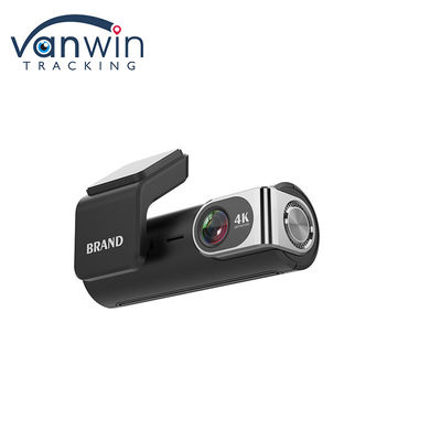 มุมมองกลางคืน ความละเอียดสูง เครื่องบันทึกการขับรถ 4K กล้องรถยนต์ขนาดเล็ก รองรับ WiFi และ GPS