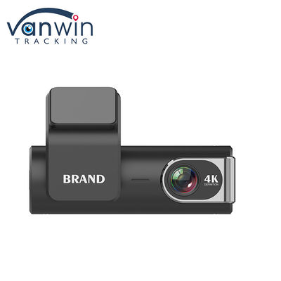 มุมมองกลางคืน ความละเอียดสูง เครื่องบันทึกการขับรถ 4K กล้องรถยนต์ขนาดเล็ก รองรับ WiFi และ GPS