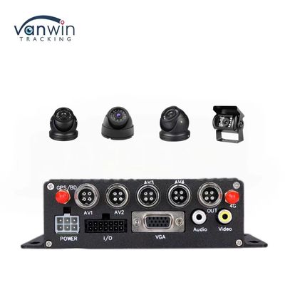 DC 12V 36V H.265 4CH HD 1080P รถยนต์มือถือ DVR Dash Cam Recorder พร้อมการโอนไร้สาย