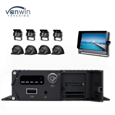 8CH 1080P H.265 HD GPS รถยนต์มือถือ DVR Recorder ด้วย 12V 2.5A และ 5V 2A ออก