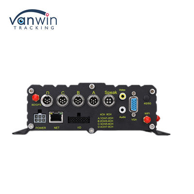 เครื่องบันทึกเสียงรถยนต์ AI 4CH พร้อม GPS DVR 1080p เครื่องบันทึกเสียงวีดีโอ DVR รถยนต์