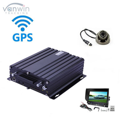 H.265 4CH HD Vehicle Mobile DVR 1080P AI Car Recorder With Alarm Input อัตราการบันทึกความเร็ว