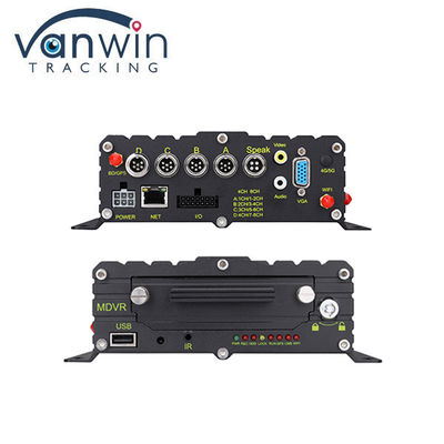 8 ช่องทาง DVR มือถือ 1080P 4G GPS WIFI การ์ด HDD DVR Full HD กล้องรถยนต์สําหรับรถเมล์เมือง