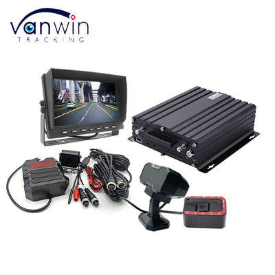 4CH 1080P SD MDVR ติดตามและติดตามในเวลาจริง 4G AI ADAS DMS Mobile DVR สําหรับรถบัส รถบรรทุก ระบบ CCTV