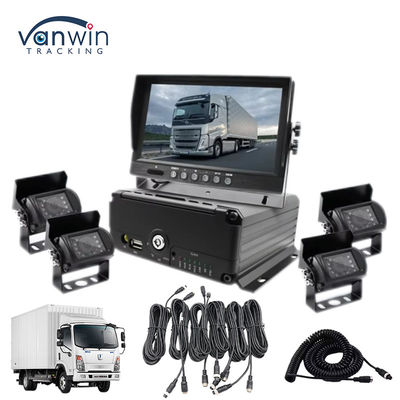 รถยนต์ Black Box Camera รถยนต์ DVR SIM SD Card รถบรรทุก เครื่องบันทึกรถยนต์ MDVR กล้องหน้าและหลังที่ใช้สําหรับรถบัส Box