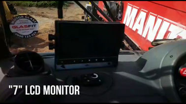 4 ช่อง Quad TFT Monitor รถยนต์ 32 กิกะไบต์การ์ด SD 9 นิ้วสำหรับแดชบอร์ด VW702-DVR