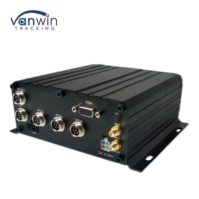 การ์ดจองรถ AHD 1080P 4CH แฮร์ดไดรฟ์ มือถือ DVR มอนิเตอร์วีดีโอความละเอียดสูง