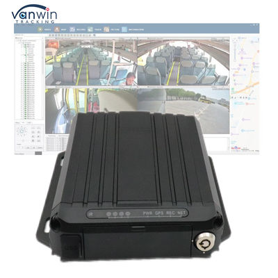 การติดตามวีดีโอออนไลน์ 4G GPS มือถือ DVR 1080p Sd Card 4 ช่อง SIM Card GPS กล้องวงจรปิด