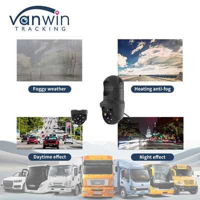 มินิ AHD 6 IR ไฟ IP69K กันน้ํา กล้องรถยนต์ Dome สําหรับรถบรรทุก รถบัส
