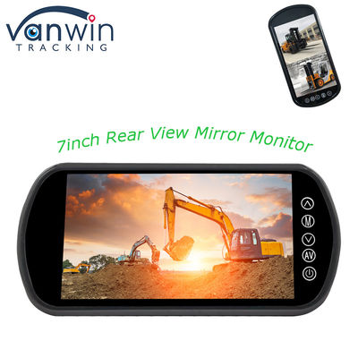 7 นิ้ว AHD Private Mold 1080P กระจกมองหลังจอภาพ TFT Car Monitor