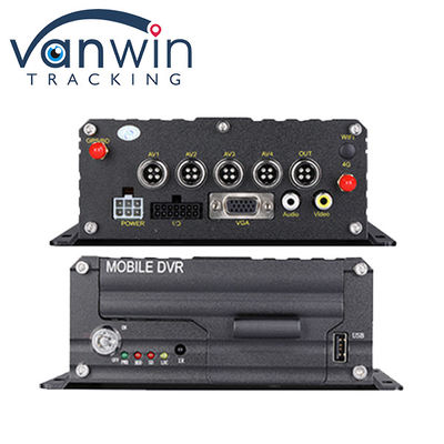 4 Ch AI รถบรรทุกรถบัส DVR มือถือพร้อม AI DSM ADAS BSD รองรับ 4G 5G WIFI GPS