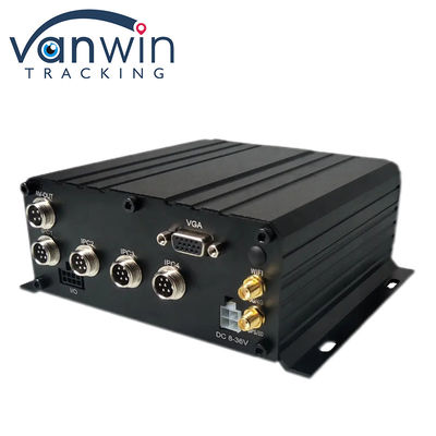 8 ช่องทาง DVR มือถือ 1080P 4G GPS WIFI การ์ด HDD DVR Full HD กล้องรถยนต์สําหรับรถเมล์เมือง