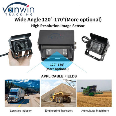 กล้องวงจรปิดรถยนต์ Super Wide Angle IP68 1080P AHD สําหรับรถบัส รถบรรทุก รถติดรถยนต์