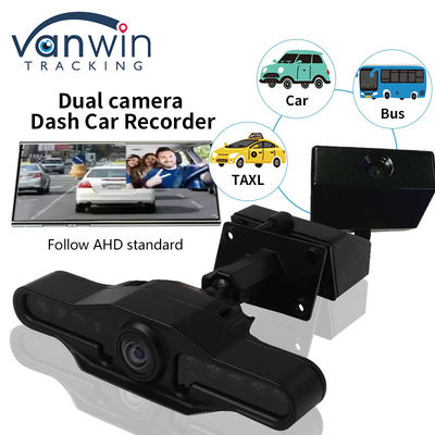 2 กล้อง เลนส์ 2.9 นิ้ว AHD Dash Cam Recorder กับ Super Wide Angle Dual Lens Video Recorder