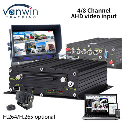 8CH CCTV Recorder รถ MDVR ระบบเตือนเร็วความปลอดภัย AI Mobile DVR ADAS DMS BSD