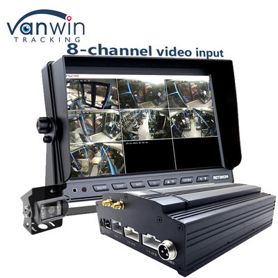 4G Wifi GPS MDVR Camera System 8CH เครื่องบันทึกวิดีโอดิจิตอลมือถือ สําหรับรถบัสรถบรรทุก