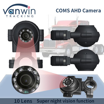 150 องศา Wide-Angle Night Vision กล้องรถยนต์ AHD กล้องแบบส่วนตัวสําหรับรถยนต์ รถบัส รถบรรทุก