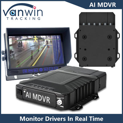 AHD 1080P 8CH 4G GPS Mobile DVR พร้อม ADAS DSM BSD อัลการิธม์ที่ใช้พลังงาน AI