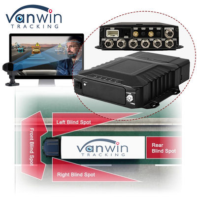 AHD 1080P 8CH 4G GPS Mobile DVR พร้อม ADAS DSM BSD อัลการิธม์ที่ใช้พลังงาน AI