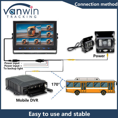 1080P AHD IP68 กล้องวงจรปิดรถยนต์ IR Night Vision กล้องรถยนต์สําหรับรถบรรทุก