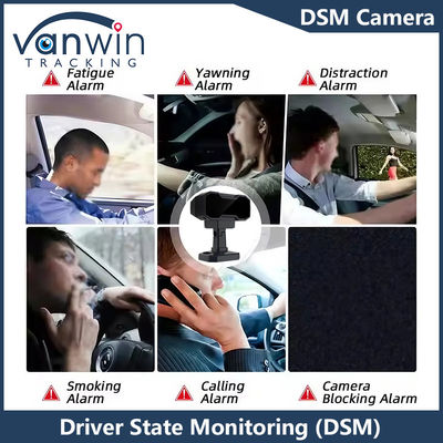 DMS 4G GPS Full HD ติดตามรถบรรทุก กล้องความเหนื่อยล้า กล้องป้องกันความหลับ