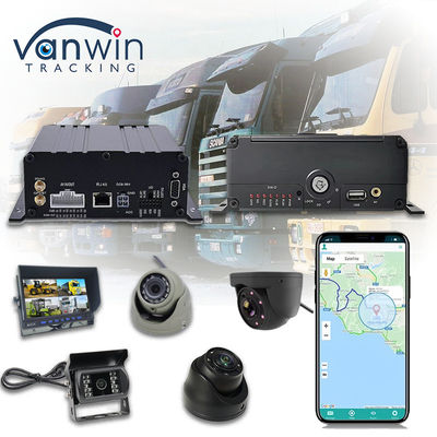 4CH GPS 4G WiFi Mobile DVR Full HD 1080P กล้องรถยนต์ HDD Mdvr สําหรับรถเมล์ รถกระบะ