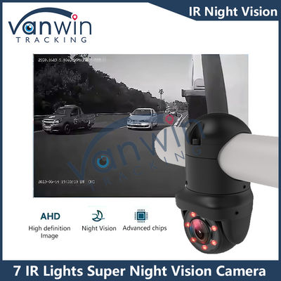 IP69K Full HD Night Vision กล้องรถ Dome Private Model 7 IR Lights กล้องรถสําหรับรถบัส Turck
