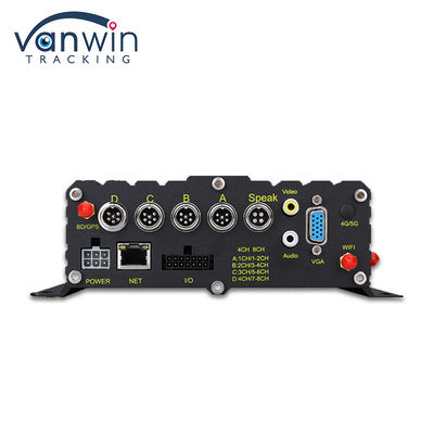 ADAS DMS BSD AI Vehicle Fleet Cam Car With 8CH WiFi GPS 4G Live View มือถือ DVR สําหรับรถ
