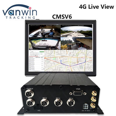 8CH AHD Dual SD Card Mobile DVR System 4G WIFI GPS MDVR สําหรับการดูสด