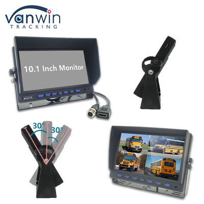 10.1 นิ้ว AHD Car Screen Display 8CH MDVR กล้อง 1080P สี TFT Car Monitor ระบบ
