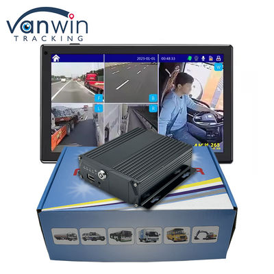 ขนาดเล็กเพิ่ม Msata SSD รองรับ 4CH มือถือ DVR 4G รถยนต์ GPS ติดตาม MDVR