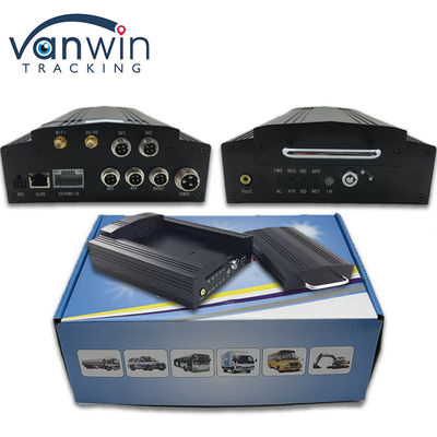4 ช่อง HDD SSD DVR มือถือ 1080P 4G WiFi GPS MDVR กล้องรถยนต์