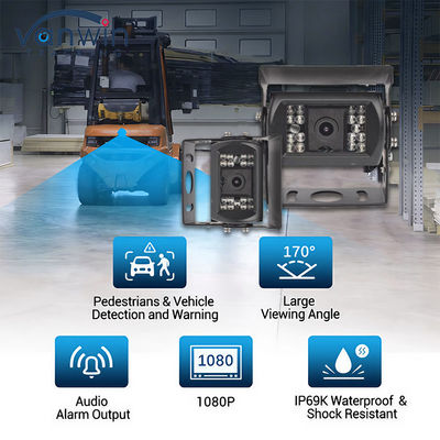 IP69 AHD 170° กล้องรถยนต์มุมกว้าง กล้องวงจรปิดความปลอดภัยรถยนต์