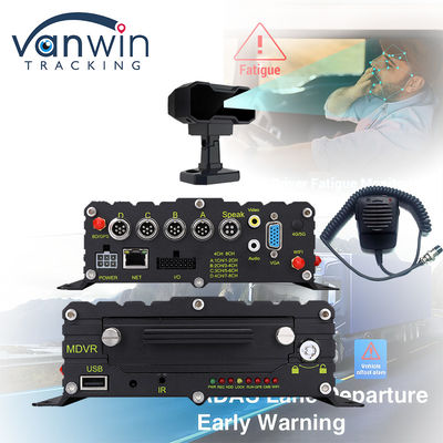 8CH AI BSD ADAS DMS MDVR System HD 1080P HDD มือถือ DVR ด้วยฟังก์ชัน 4G GPS WIFI