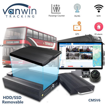 OEM 8CH HD 1080P HDD Mobile DVR พร้อม 4G GPS WIFI MDVR สําหรับระบบบริหารเรือ